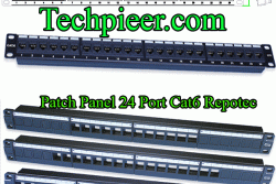 Patch Panel 24 Port Cat6 Repotec