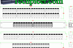 Patch Panel Cat5e Cat6 Repotec